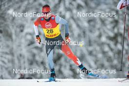 02.12.2022, Lillehammer, Norway (NOR): Antoine Cyr (CAN) - FIS world cup cross-country, 10km, Lillehammer (NOR). www.nordicfocus.com. © Modica/NordicFocus. Every downloaded picture is fee-liable.