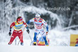 03.12.2022, Lillehammer, Norway (NOR): Emma Ribom (SWE), Tiril Udnes Weng (NOR), (l-r)  - FIS world cup cross-country, individual sprint, Lillehammer (NOR). www.nordicfocus.com. © Modica/NordicFocus. Every downloaded picture is fee-liable.