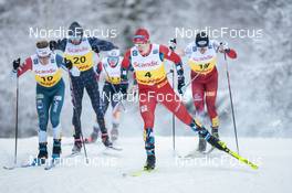 03.12.2022, Lillehammer, Norway (NOR): James Clugnet (GBR), Erik Valnes (NOR), (l-r)  - FIS world cup cross-country, individual sprint, Lillehammer (NOR). www.nordicfocus.com. © Modica/NordicFocus. Every downloaded picture is fee-liable.