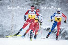 03.12.2022, Lillehammer, Norway (NOR): Harald Astrup Arnesen (NOR), Renaud Jay (FRA), (l-r)  - FIS world cup cross-country, individual sprint, Lillehammer (NOR). www.nordicfocus.com. © Modica/NordicFocus. Every downloaded picture is fee-liable.