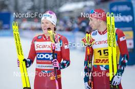 03.12.2022, Lillehammer, Norway (NOR): Johannes Hoesflot Klaebo (NOR), Even Northug (NOR), (l-r)  - FIS world cup cross-country, individual sprint, Lillehammer (NOR). www.nordicfocus.com. © Modica/NordicFocus. Every downloaded picture is fee-liable.