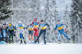 03.12.2022, Lillehammer, Norway (NOR): Coletta Rydzek (GER), Maja Dahlqvist (SWE), Ane Appelkvist (NOR), Jessie Diggins, Jasmi Joensuu, (l-r)  - FIS world cup cross-country, individual sprint, Lillehammer (NOR). www.nordicfocus.com. © Modica/NordicFocus. Every downloaded picture is fee-liable.