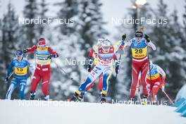 03.12.2022, Lillehammer, Norway (NOR): Emma Ribom (SWE), Tiril Udnes Weng (NOR), Lea Fischer (SUI), (l-r)  - FIS world cup cross-country, individual sprint, Lillehammer (NOR). www.nordicfocus.com. © Modica/NordicFocus. Every downloaded picture is fee-liable.