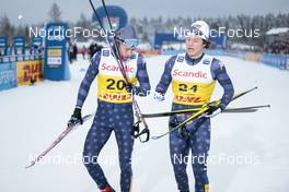 03.12.2022, Lillehammer, Norway (NOR): Ben Ogden (USA), James Clinton Schoonmaker (USA), (l-r)  - FIS world cup cross-country, individual sprint, Lillehammer (NOR). www.nordicfocus.com. © Modica/NordicFocus. Every downloaded picture is fee-liable.
