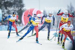 03.12.2022, Lillehammer, Norway (NOR): Jules Chappaz (FRA), Gjoeran Tefre (NOR), (l-r)  - FIS world cup cross-country, individual sprint, Lillehammer (NOR). www.nordicfocus.com. © Modica/NordicFocus. Every downloaded picture is fee-liable.