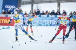 03.12.2022, Lillehammer, Norway (NOR): Maja Dahlqvist (SWE), Tiril Udnes Weng (NOR), (l-r)  - FIS world cup cross-country, individual sprint, Lillehammer (NOR). www.nordicfocus.com. © Modica/NordicFocus. Every downloaded picture is fee-liable.