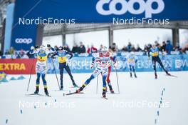 03.12.2022, Lillehammer, Norway (NOR): Maja Dahlqvist (SWE), Emma Ribom (SWE), (l-r)  - FIS world cup cross-country, individual sprint, Lillehammer (NOR). www.nordicfocus.com. © Modica/NordicFocus. Every downloaded picture is fee-liable.