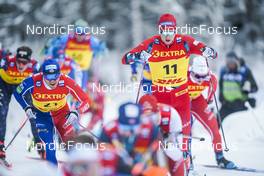 04.12.2022, Lillehammer, Norway (NOR): Maurice Manificat (FRA), Erik Valnes (NOR), (l-r)  - FIS world cup cross-country, mass, Lillehammer (NOR). www.nordicfocus.com. © Thibaut/NordicFocus. Every downloaded picture is fee-liable.