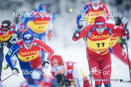 04.12.2022, Lillehammer, Norway (NOR): Maurice Manificat (FRA), Erik Valnes (NOR), (l-r)  - FIS world cup cross-country, mass, Lillehammer (NOR). www.nordicfocus.com. © Thibaut/NordicFocus. Every downloaded picture is fee-liable.