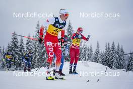 04.12.2022, Lillehammer, Norway (NOR): Izabela Marcisz (POL), Julie Bjervig Drivenes (NOR), (l-r)  - FIS world cup cross-country, mass, Lillehammer (NOR). www.nordicfocus.com. © Thibaut/NordicFocus. Every downloaded picture is fee-liable.
