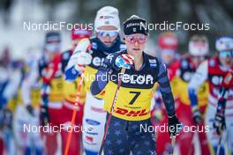 04.12.2022, Lillehammer, Norway (NOR): Jessie Diggins (USA) - FIS world cup cross-country, mass, Lillehammer (NOR). www.nordicfocus.com. © Thibaut/NordicFocus. Every downloaded picture is fee-liable.
