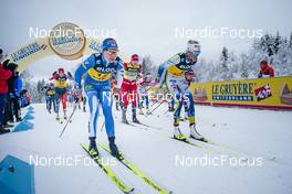 04.12.2022, Lillehammer, Norway (NOR): Kerttu Niskanen (FIN), Tiril Udnes Weng (NOR), Frida Karlsson (SWE), (l-r)  - FIS world cup cross-country, mass, Lillehammer (NOR). www.nordicfocus.com. © Thibaut/NordicFocus. Every downloaded picture is fee-liable.