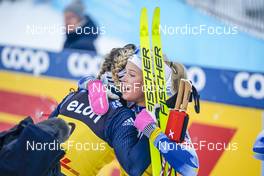 04.12.2022, Lillehammer, Norway (NOR): Victoria Carl (GER), Frida Karlsson (SWE), (l-r)  - FIS world cup cross-country, mass, Lillehammer (NOR). www.nordicfocus.com. © Thibaut/NordicFocus. Every downloaded picture is fee-liable.