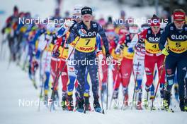 04.12.2022, Lillehammer, Norway (NOR): Jessie Diggins (USA) - FIS world cup cross-country, mass, Lillehammer (NOR). www.nordicfocus.com. © Thibaut/NordicFocus. Every downloaded picture is fee-liable.