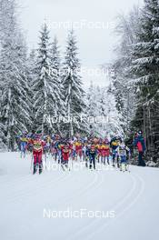 04.12.2022, Lillehammer, Norway (NOR): Feature: First group of womens race - FIS world cup cross-country, mass, Lillehammer (NOR). www.nordicfocus.com. © Thibaut/NordicFocus. Every downloaded picture is fee-liable.