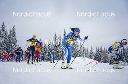04.12.2022, Lillehammer, Norway (NOR): Lisa Lohmann (GER), Krista Parmakoski (FIN), Katri Lylynpera (FIN), Anna Dyvik (SWE), (l-r)  - FIS world cup cross-country, mass, Lillehammer (NOR). www.nordicfocus.com. © Thibaut/NordicFocus. Every downloaded picture is fee-liable.