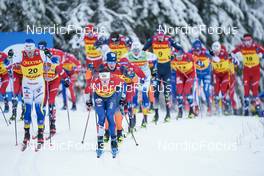 04.12.2022, Lillehammer, Norway (NOR): Calle Halfvarsson (SWE), Andrew Musgrave (GBR), (l-r)  - FIS world cup cross-country, mass, Lillehammer (NOR). www.nordicfocus.com. © Thibaut/NordicFocus. Every downloaded picture is fee-liable.