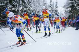 04.12.2022, Lillehammer, Norway (NOR): Eric Rosjoe (SWE), Leo Johansson (SWE), (l-r)  - FIS world cup cross-country, mass, Lillehammer (NOR). www.nordicfocus.com. © Thibaut/NordicFocus. Every downloaded picture is fee-liable.