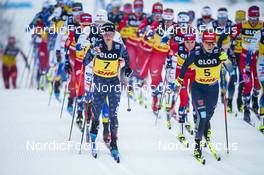 04.12.2022, Lillehammer, Norway (NOR): Jessie Diggins (USA), Katharina Hennig (GER), (l-r)  - FIS world cup cross-country, mass, Lillehammer (NOR). www.nordicfocus.com. © Thibaut/NordicFocus. Every downloaded picture is fee-liable.