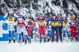 04.12.2022, Lillehammer, Norway (NOR): Maja Dahlqvist (SWE), Jessie Diggins (USA), (l-r)  - FIS world cup cross-country, mass, Lillehammer (NOR). www.nordicfocus.com. © Thibaut/NordicFocus. Every downloaded picture is fee-liable.
