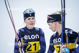 04.12.2022, Lillehammer, Norway (NOR): Sophia Laukli (USA), Jessie Diggins (USA), (l-r)  - FIS world cup cross-country, mass, Lillehammer (NOR). www.nordicfocus.com. © Thibaut/NordicFocus. Every downloaded picture is fee-liable.