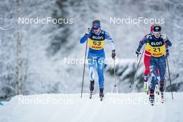 04.12.2022, Lillehammer, Norway (NOR): Hilla Niemela (FIN), Sophia Laukli (USA), (l-r)  - FIS world cup cross-country, mass, Lillehammer (NOR). www.nordicfocus.com. © Thibaut/NordicFocus. Every downloaded picture is fee-liable.