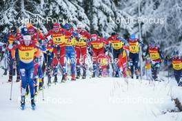 04.12.2022, Lillehammer, Norway (NOR): Emil Iversen (NOR), Didrik Toenseth (NOR), (l-r)  - FIS world cup cross-country, mass, Lillehammer (NOR). www.nordicfocus.com. © Thibaut/NordicFocus. Every downloaded picture is fee-liable.