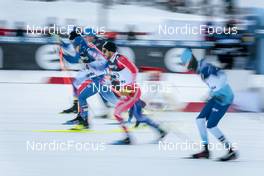 09.12.2022, Beitostolen, Norway (NOR): Lauri Mannila (FIN), Richard Jouve (FRA), (l-r)  - FIS world cup cross-country, individual sprint, Beitostolen (NOR). www.nordicfocus.com. © Modica/NordicFocus. Every downloaded picture is fee-liable.