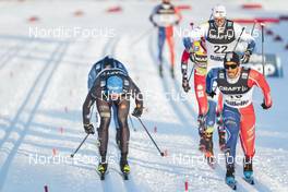 09.12.2022, Beitostolen, Norway (NOR): Simone Mocellini (ITA), Calle Halfvarsson (SWE), (l-r)  - FIS world cup cross-country, individual sprint, Beitostolen (NOR). www.nordicfocus.com. © Modica/NordicFocus. Every downloaded picture is fee-liable.