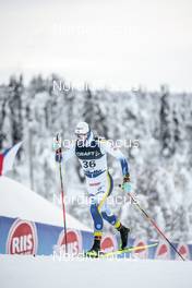 09.12.2022, Beitostolen, Norway (NOR): Oskar Svensson (SWE) - FIS world cup cross-country, individual sprint, Beitostolen (NOR). www.nordicfocus.com. © Modica/NordicFocus. Every downloaded picture is fee-liable.