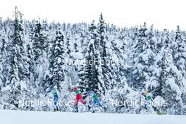 09.12.2022, Beitostolen, Norway (NOR): Kerttu Niskanen (FIN), Maria Hartz Melling (NOR), Krista Parmakoski (FIN), Frida Karlsson (SWE), (l-r)  - FIS world cup cross-country, individual sprint, Beitostolen (NOR). www.nordicfocus.com. © Modica/NordicFocus. Every downloaded picture is fee-liable.