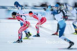 09.12.2022, Beitostolen, Norway (NOR): Richard Jouve (FRA), Theo Schely (FRA), (l-r)  - FIS world cup cross-country, individual sprint, Beitostolen (NOR). www.nordicfocus.com. © Modica/NordicFocus. Every downloaded picture is fee-liable.