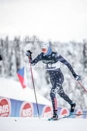09.12.2022, Beitostolen, Norway (NOR): Logan Diekmann (USA) - FIS world cup cross-country, individual sprint, Beitostolen (NOR). www.nordicfocus.com. © Modica/NordicFocus. Every downloaded picture is fee-liable.