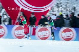 09.12.2022, Beitostolen, Norway (NOR): Amalie Haakonsen Ous (NOR), Sofie Krehl (GER), (l-r)  - FIS world cup cross-country, individual sprint, Beitostolen (NOR). www.nordicfocus.com. © Modica/NordicFocus. Every downloaded picture is fee-liable.