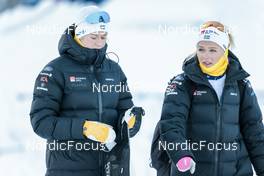 09.12.2022, Beitostolen, Norway (NOR): Maja Dahlqvist (SWE), Frida Karlsson (SWE), (l-r)  - FIS world cup cross-country, individual sprint, Beitostolen (NOR). www.nordicfocus.com. © Modica/NordicFocus. Every downloaded picture is fee-liable.