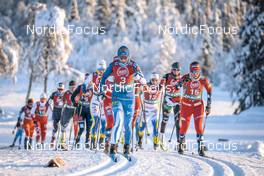 11.12.2022, Beitostolen, Norway (NOR): Johanna Matintalo (FIN), Lotta Udnes Weng (NOR), (l-r)  - FIS world cup cross-country, mixed relay, Beitostolen (NOR). www.nordicfocus.com. © Modica/NordicFocus. Every downloaded picture is fee-liable.