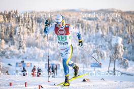11.12.2022, Beitostolen, Norway (NOR): Jens Burman (SWE) - FIS world cup cross-country, mixed relay, Beitostolen (NOR). www.nordicfocus.com. © Modica/NordicFocus. Every downloaded picture is fee-liable.