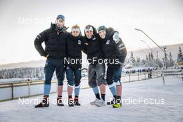 11.12.2022, Beitostolen, Norway (NOR): Hunter Wonders (USA), Julia Kern (USA), Sophia Laukli (USA), Ben Ogden (USA), (l-r)  - FIS world cup cross-country, mixed relay, Beitostolen (NOR). www.nordicfocus.com. © Modica/NordicFocus. Every downloaded picture is fee-liable.