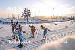 11.12.2022, Beitostolen, Norway (NOR): Aveli Uustalu (EST), Lotta Udnes Weng (NOR), Anne Kylloenen (FIN), (l-r)  - FIS world cup cross-country, mixed relay, Beitostolen (NOR). www.nordicfocus.com. © Modica/NordicFocus. Every downloaded picture is fee-liable.