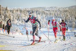 11.12.2022, Beitostolen, Norway (NOR): Julia Kern (USA), Izabela Marcisz (POL), Tereza Beranova (CZE), (l-r)  - FIS world cup cross-country, mixed relay, Beitostolen (NOR). www.nordicfocus.com. © Modica/NordicFocus. Every downloaded picture is fee-liable.