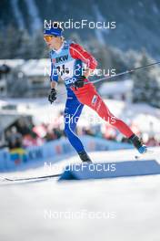 18.12.2022, Davos, Switzerland (SUI): Clement Parisse (FRA) - FIS world cup cross-country, 20km, Davos (SUI). www.nordicfocus.com. © Modica/NordicFocus. Every downloaded picture is fee-liable.