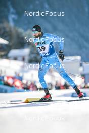 18.12.2022, Davos, Switzerland (SUI): Gonzalo Angel Gomez (ARG) - FIS world cup cross-country, 20km, Davos (SUI). www.nordicfocus.com. © Modica/NordicFocus. Every downloaded picture is fee-liable.