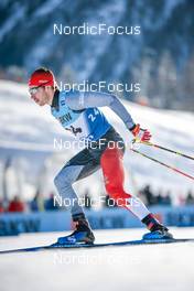 18.12.2022, Davos, Switzerland (SUI): Antoine Cyr (CAN) - FIS world cup cross-country, 20km, Davos (SUI). www.nordicfocus.com. © Modica/NordicFocus. Every downloaded picture is fee-liable.