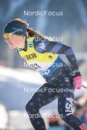 18.12.2022, Davos, Switzerland (SUI): Rosie Brennan (USA) - FIS world cup cross-country, 20km, Davos (SUI). www.nordicfocus.com. © Modica/NordicFocus. Every downloaded picture is fee-liable.