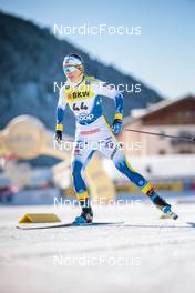 18.12.2022, Davos, Switzerland (SUI): Jenny Solin (SWE) - FIS world cup cross-country, 20km, Davos (SUI). www.nordicfocus.com. © Modica/NordicFocus. Every downloaded picture is fee-liable.