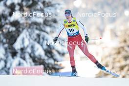18.12.2022, Davos, Switzerland (SUI): Nadine Faehndrich (SUI) - FIS world cup cross-country, 20km, Davos (SUI). www.nordicfocus.com. © Modica/NordicFocus. Every downloaded picture is fee-liable.