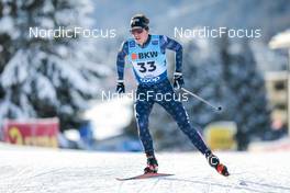 18.12.2022, Davos, Switzerland (SUI): Scott Patterson (USA) - FIS world cup cross-country, 20km, Davos (SUI). www.nordicfocus.com. © Modica/NordicFocus. Every downloaded picture is fee-liable.
