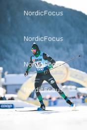 18.12.2022, Davos, Switzerland (SUI): Samuel Uduigowme Ikpefan (NGR) - FIS world cup cross-country, 20km, Davos (SUI). www.nordicfocus.com. © Modica/NordicFocus. Every downloaded picture is fee-liable.