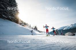 18.12.2022, Davos, Switzerland (SUI): Didrik Toenseth (NOR), Graham Ritchie (CAN), (l-r)  - FIS world cup cross-country, 20km, Davos (SUI). www.nordicfocus.com. © Modica/NordicFocus. Every downloaded picture is fee-liable.