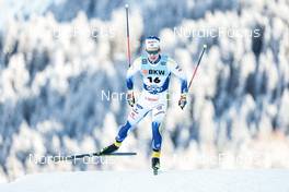 17.12.2022, Davos, Switzerland (SUI): Gustaf Berglund (SWE) - FIS world cup cross-country, individual sprint, Davos (SUI). www.nordicfocus.com. © Modica/NordicFocus. Every downloaded picture is fee-liable.